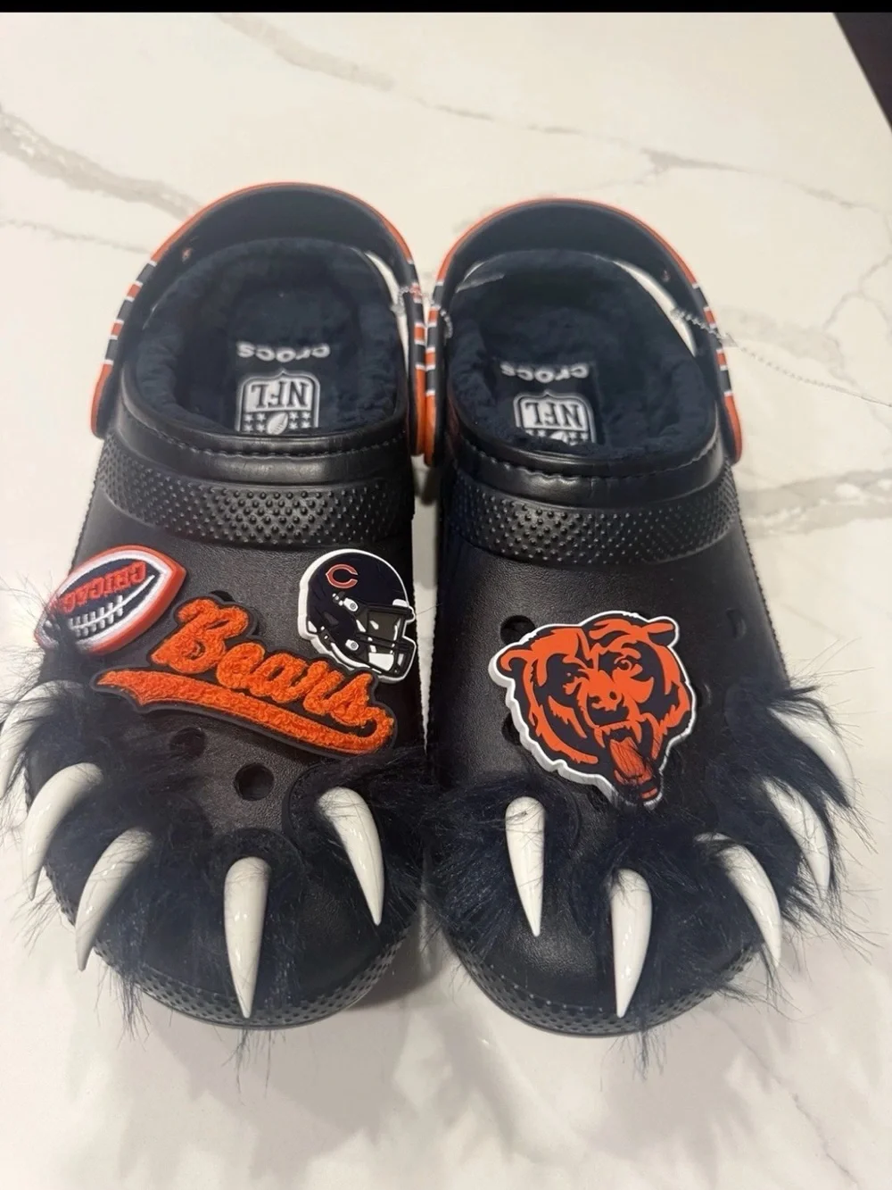 NFL Chicago Bears Crocs Size 10 mens/12 womens